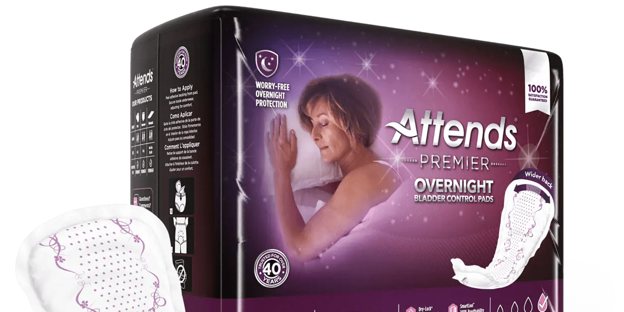 Cover Image for Attends Premier Overnight Bladder Control Pads